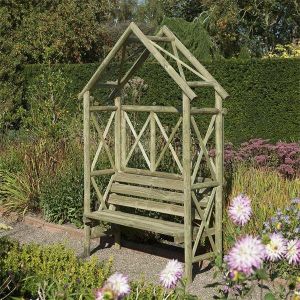 Rustic Arbour Seat