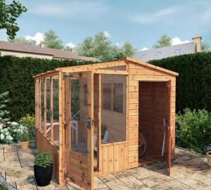 Mercia Combi Greenhouse 8x8