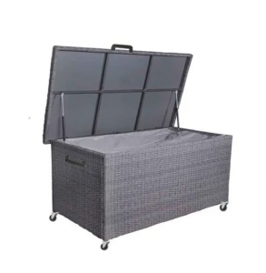 Royalcraft Paris Rattan Cushion Storage Box Grey