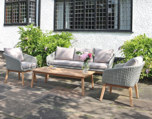 Sol 5 Seater Lounge Set with Rectangular Coffee Table