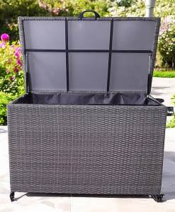 Royalcraft Charcoal Weave 826l KD Cushion Storage Box