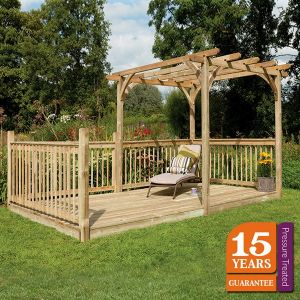 Forest Ultima Pergola Deck Kit 2.4 x 4.8m