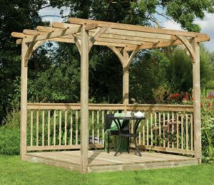 Forest Ultima Pergola Deck Kit 2.4 x 2.4m