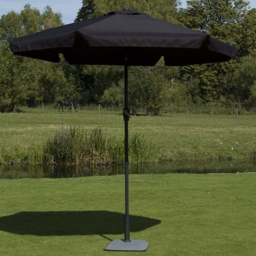 Europa Tuscany Black Parasol 3m