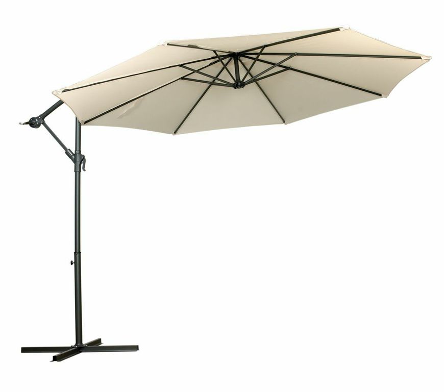 Royalcraft Standard Sahara Cantilever 3m Parasol with Cross Stand