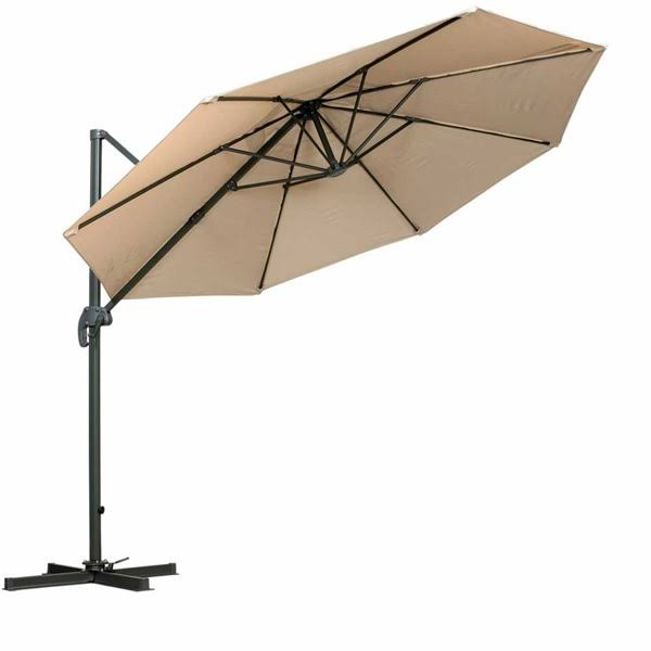 Royalcraft Sahara 3m Deluxe Rotational Cantilever Parasol with Pedal